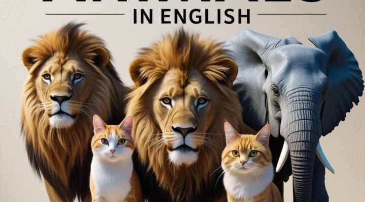 Animais em Inglês: Guia Completo com Nomes, Categorias e Exercícios