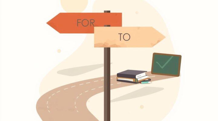 For e To: Diferença em Inglês com Exemplos e Exercícios