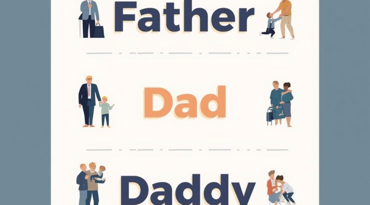 Qual a Diferença entre Father, Dad e Daddy em Inglês? Guia Completo com Exemplos