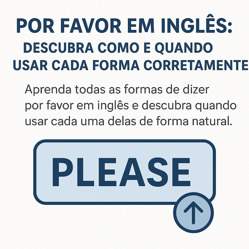 Por favor em inglês: descubra como e quando usar cada forma corretamente
