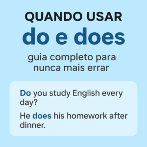 Quando usar do e does: guia completo para nunca mais errar